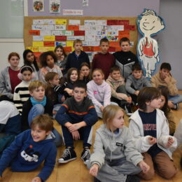 Rencontre avec les élèves de l’école polonaise de Wilanów